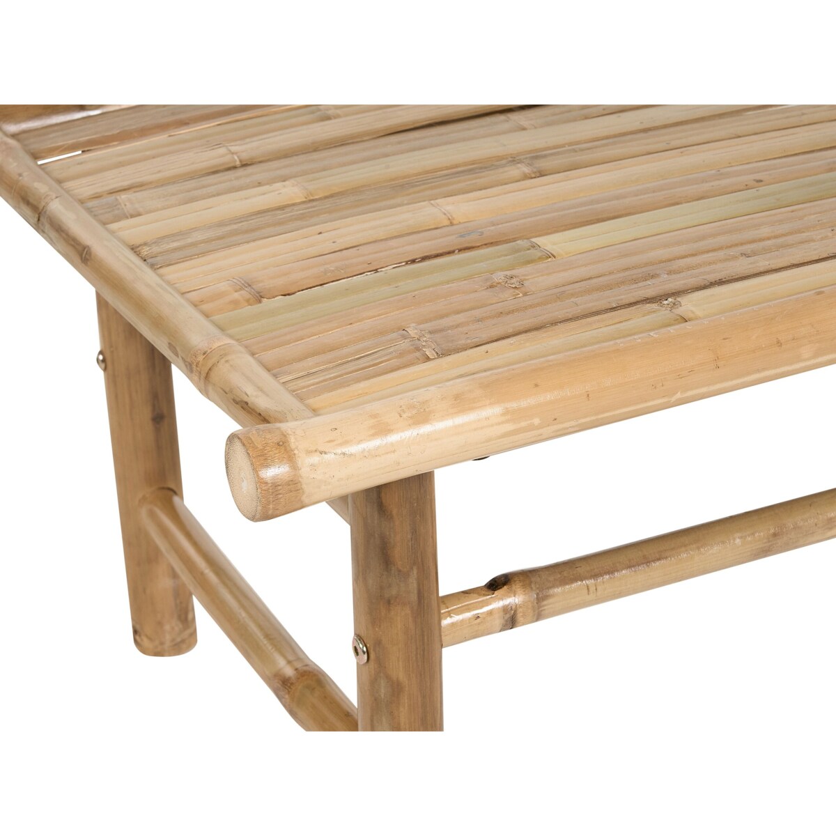 Stolik ogrodowy drewno bambusowe 80 x 45 cm jasny TODI