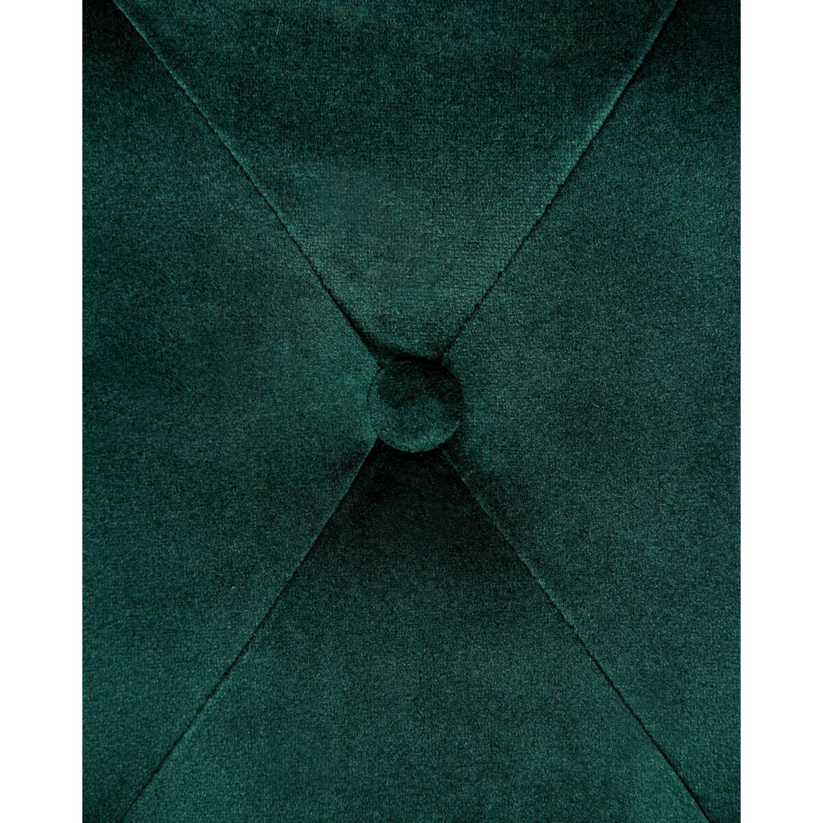 Zestaw 2 krzeseł VELVA Welur Ciemnozielony