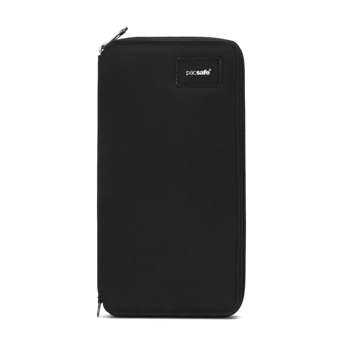 Portfel podróżny antykradzieżowy z recyklingu RFIDsafe - czarny