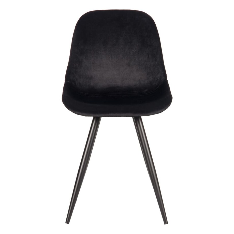 LABEL51 Krzesła stołowe Capri, 2 szt., 46x56x88 cm, czarne