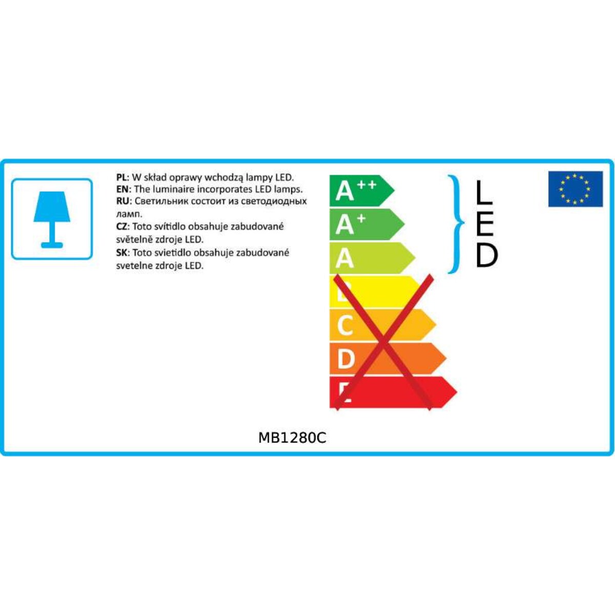 LAMPA ścienna LORELEI MB1280C Italux okrągła OPRAWA metalowa LED 3,6W 3000K biała