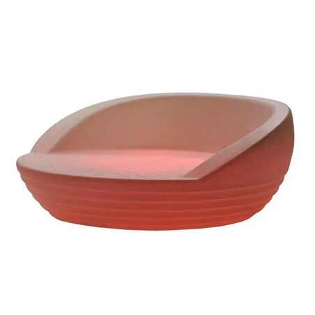 Okrągła podświetlana sofa Formentera MOBFR160SSNW King Home LED RGB 1W 3000-6500K IP65 biały