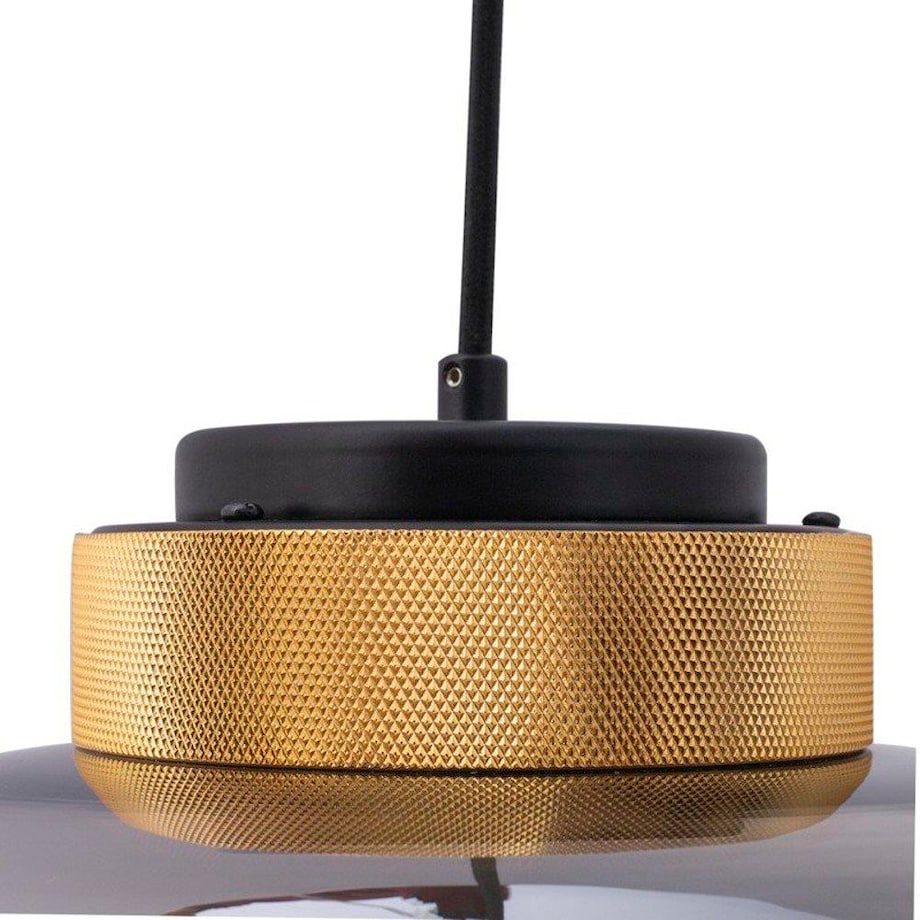 Wisząca lampa Boom 9969P/A Step LED 24W 3000K klosz szklany mosiądz dymiona
