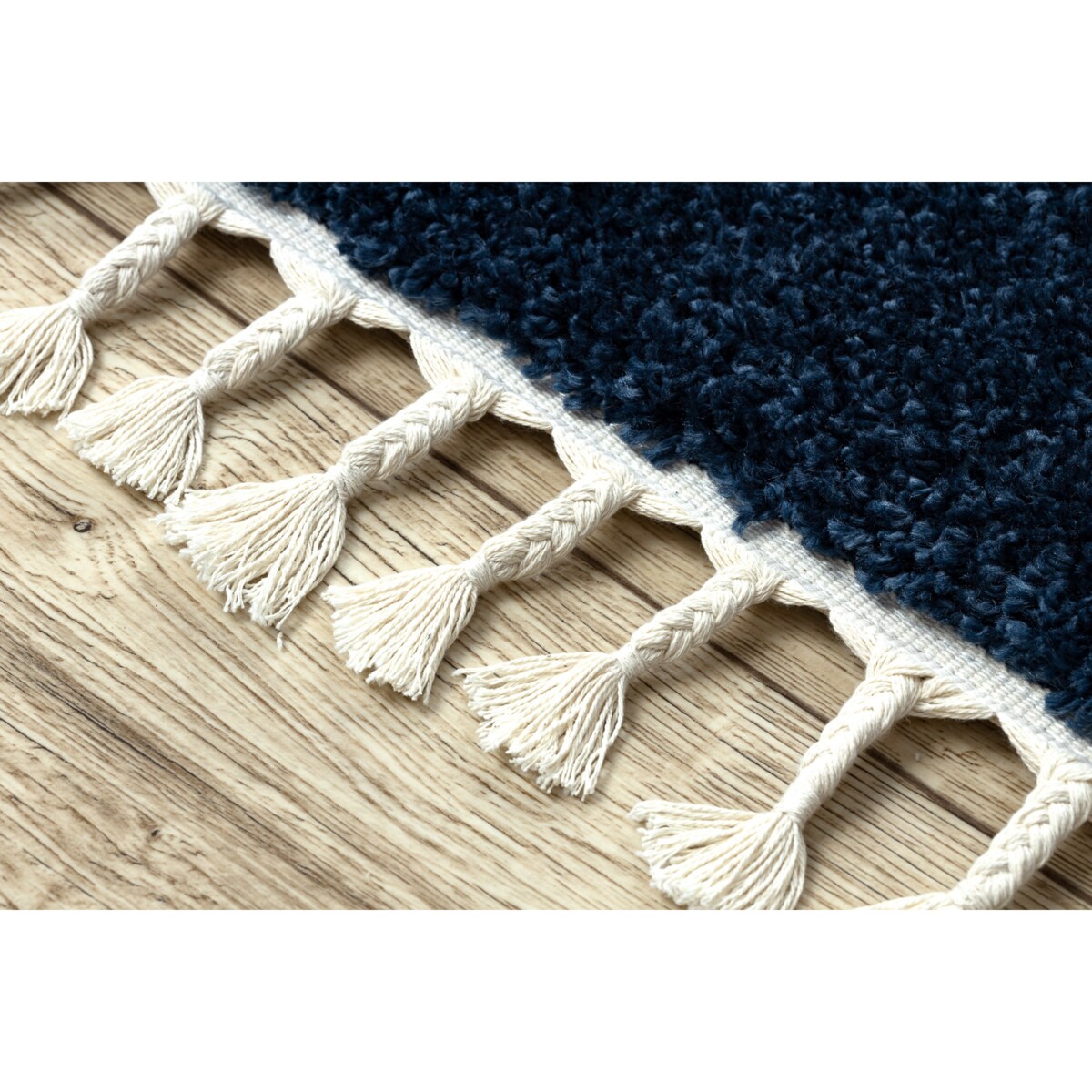 Dywan BERBER 9000 granatowy Frędzle 160x220 cm