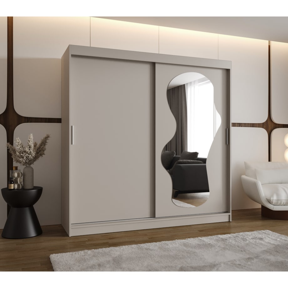 Szafa przesuwna ULTRA 200 kaszmir