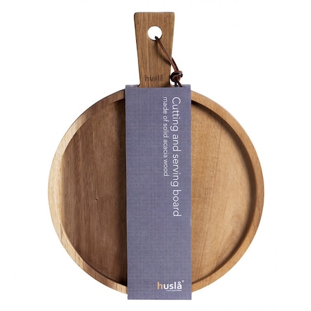 Deska do krojenia i serwowania z drewna akacjowego HUSLA