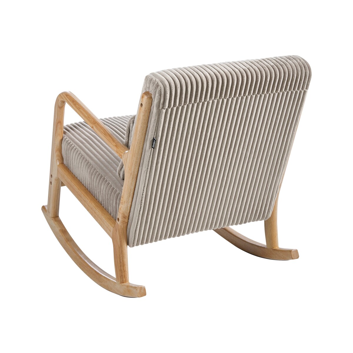 Fotel bujany SORSELE Sztruks Beżowy