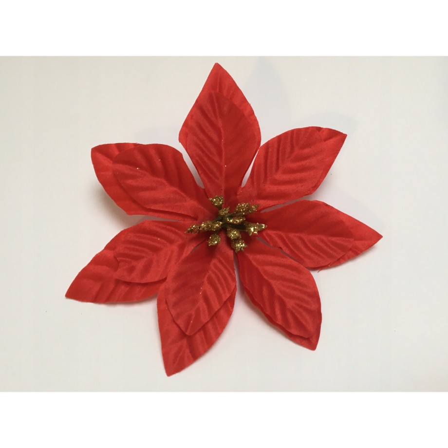 GWIAZDA betlejemska świąteczna czerwona na stroiki dekoracja choinki święta