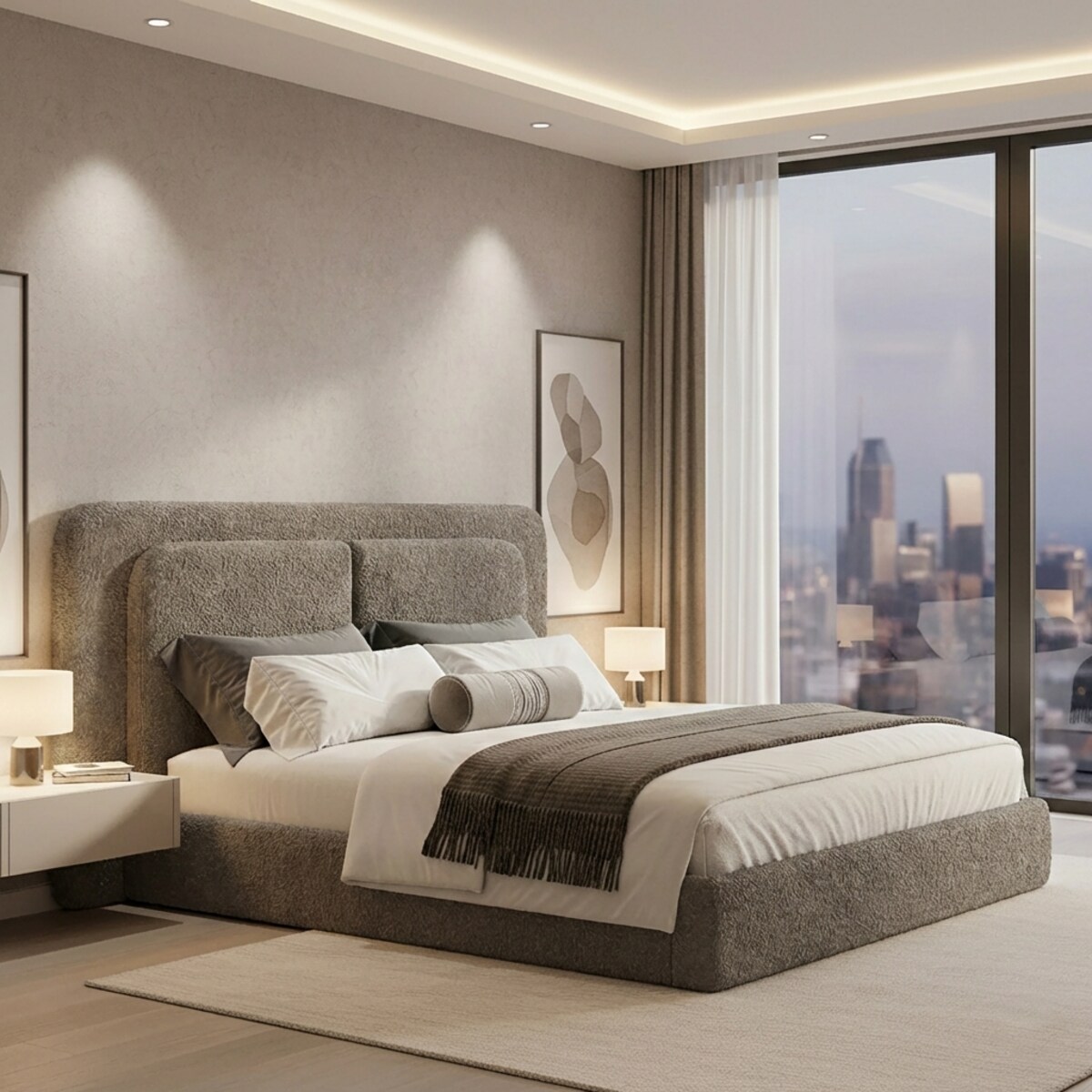 Łóżko Tapicerowane Prime 140X200 Stelaż Pojemnik Na Pościel Abriamo 02