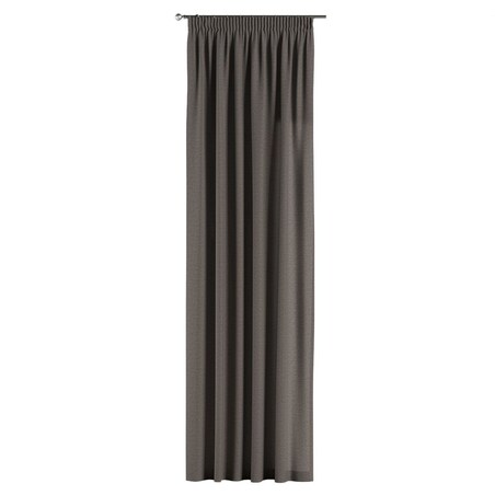 Zasłona na taśmie marszczącej 1 szt. 130x260 grafit