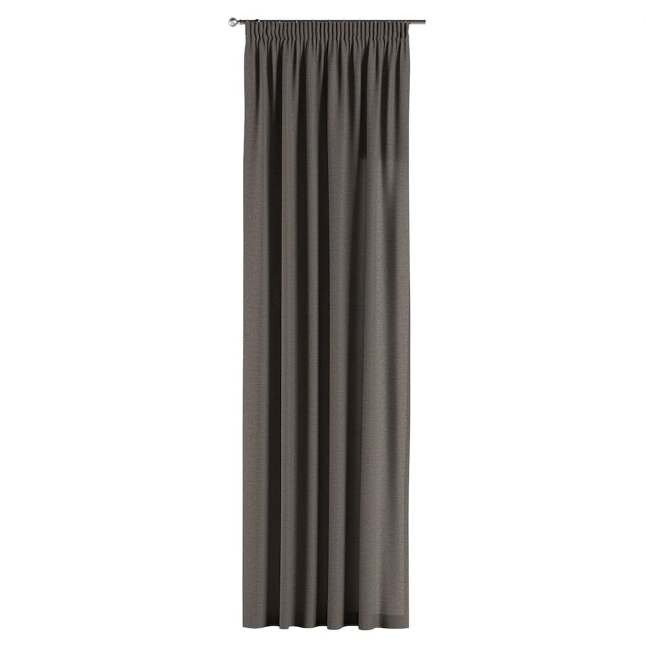 Zasłona na taśmie marszczącej 1 szt. 130x260 grafit