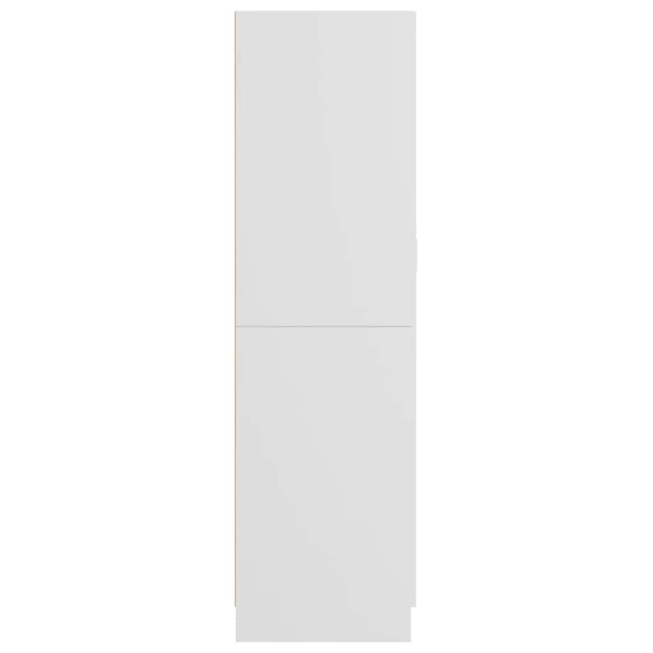 vidaXL Szafa, biała, 82,5x51,5x180 cm, materiał drewnopochodny