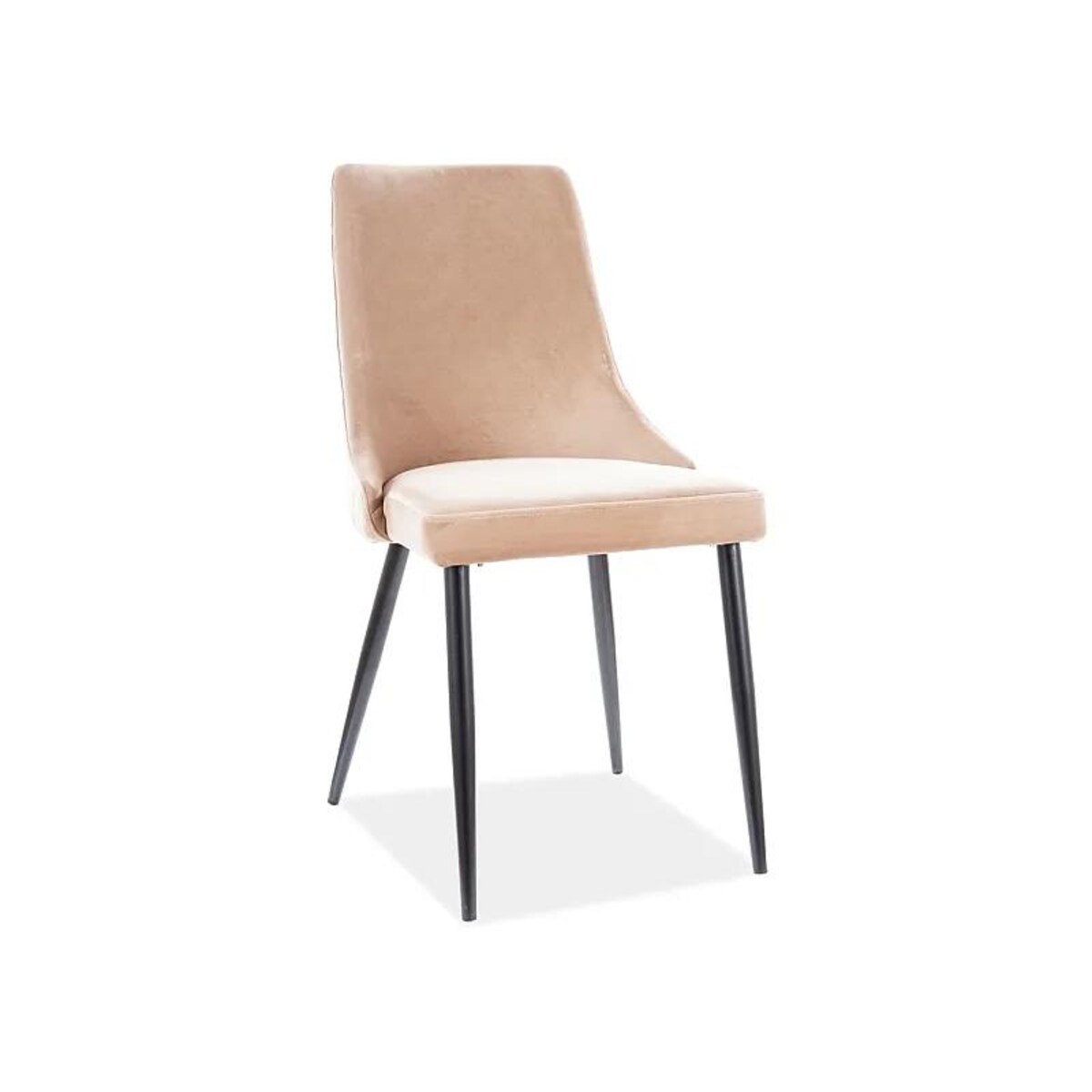 Krzesło PIANO B VELVET beżowe