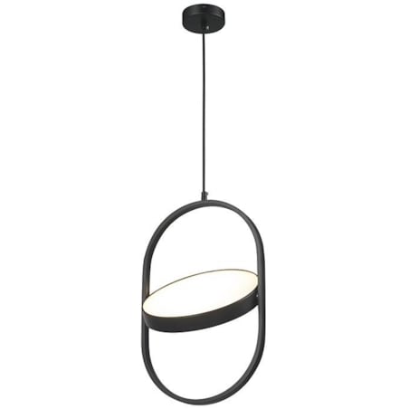 Lampa wisząca Spinner MSE010100314 Moosee LED 9W 3000K Art deco czarna