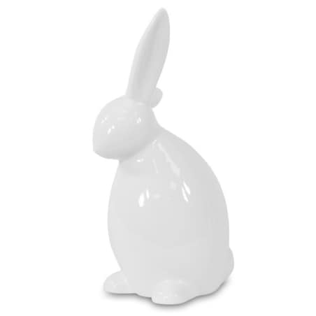 Figurka - biały królik 20x11,5x8 cm TUPTEK