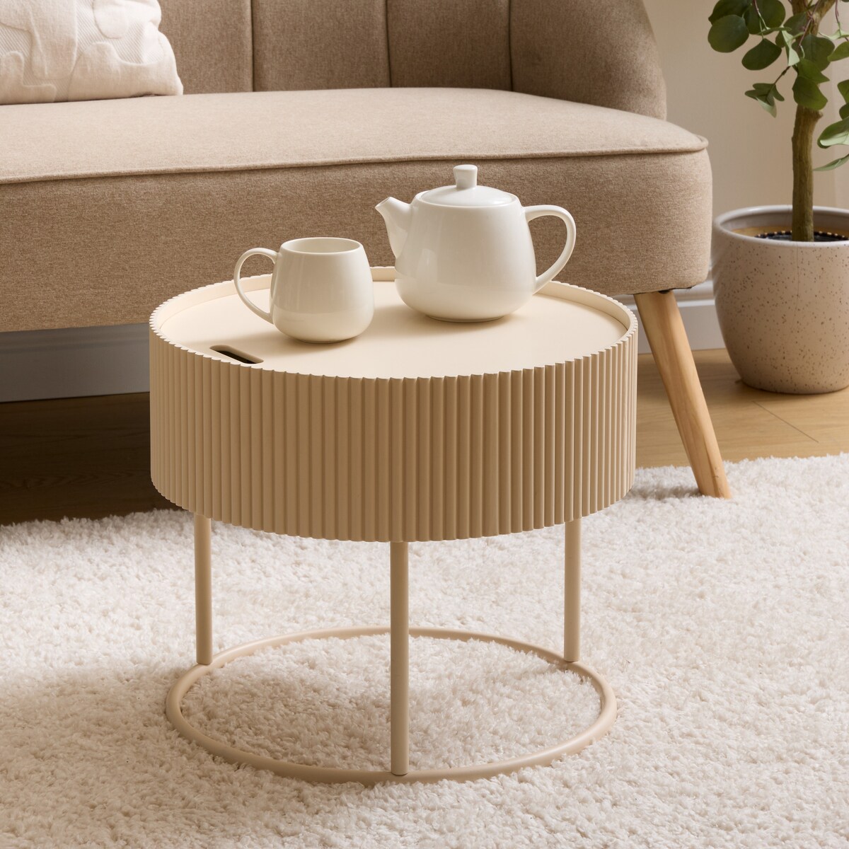 Stolik kawowy JUNA, Ø 45 x 45 cm