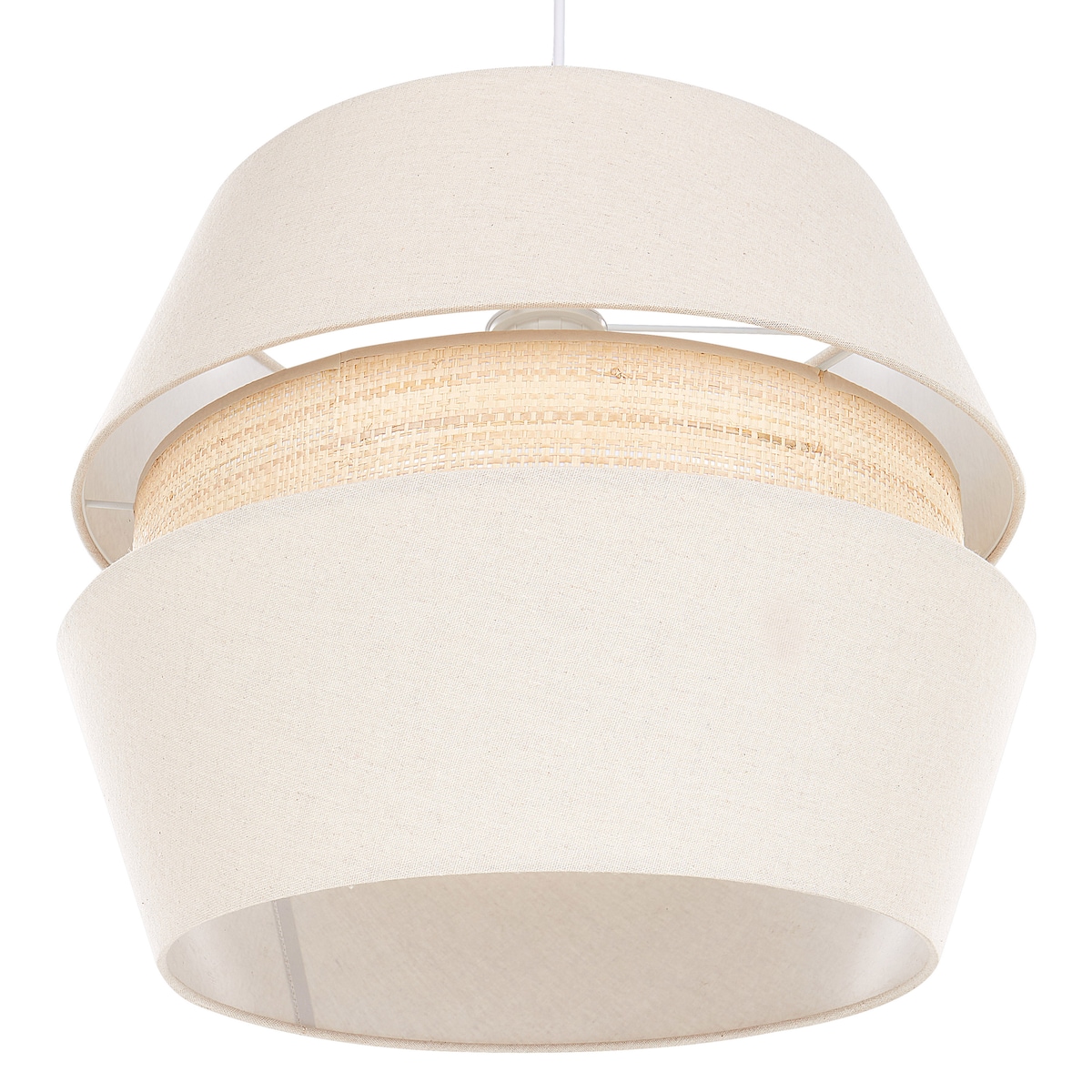 Lampa wisząca ATOYAC Len syntetyczny Beżowy