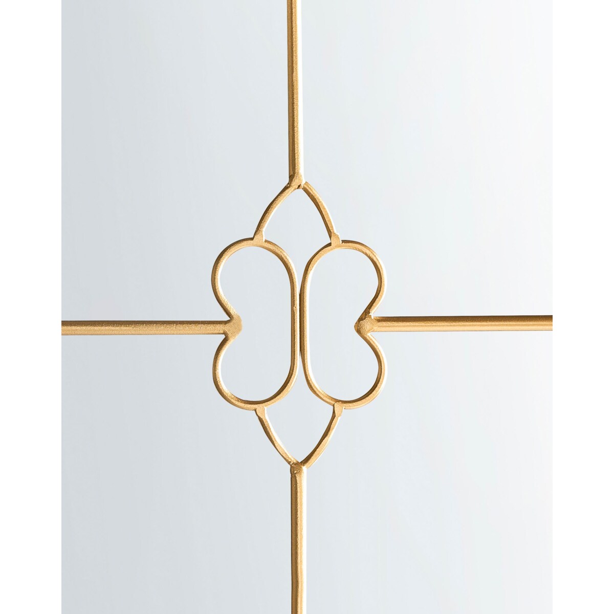 Lustro ścienne THULAY 65 cm 99 cm Złoty