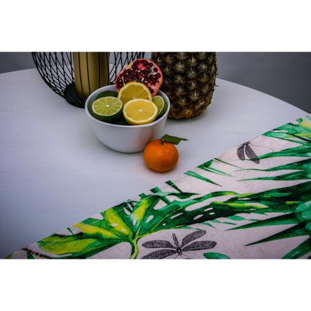 Konsimo MONTERI Serweta, zielony/biały