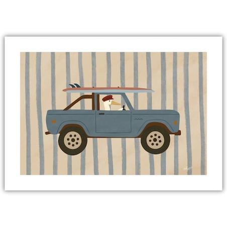 plakat pelikan surfer 70x100