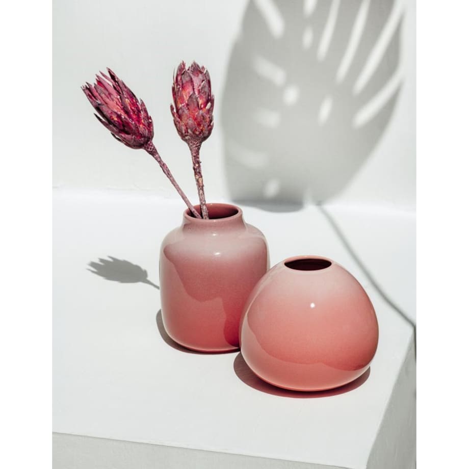 Wazon Drop S koralowy Perlemor Home, 1200 ml, Villeroy & Boch