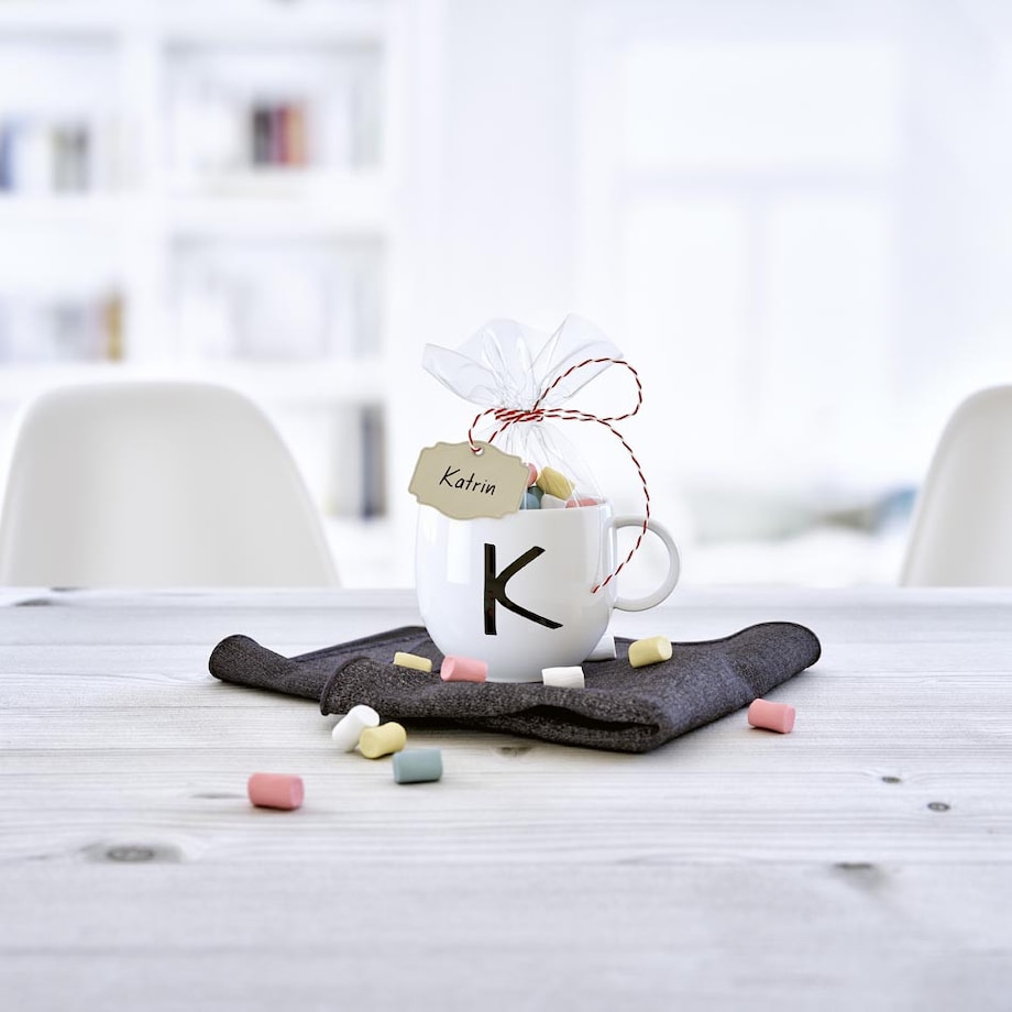 Kubek z literą K Letters, Villeroy & Boch