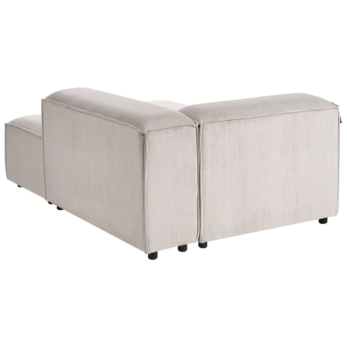 Szezlong lewostronny ARDAL Sztruks Beżowoszary