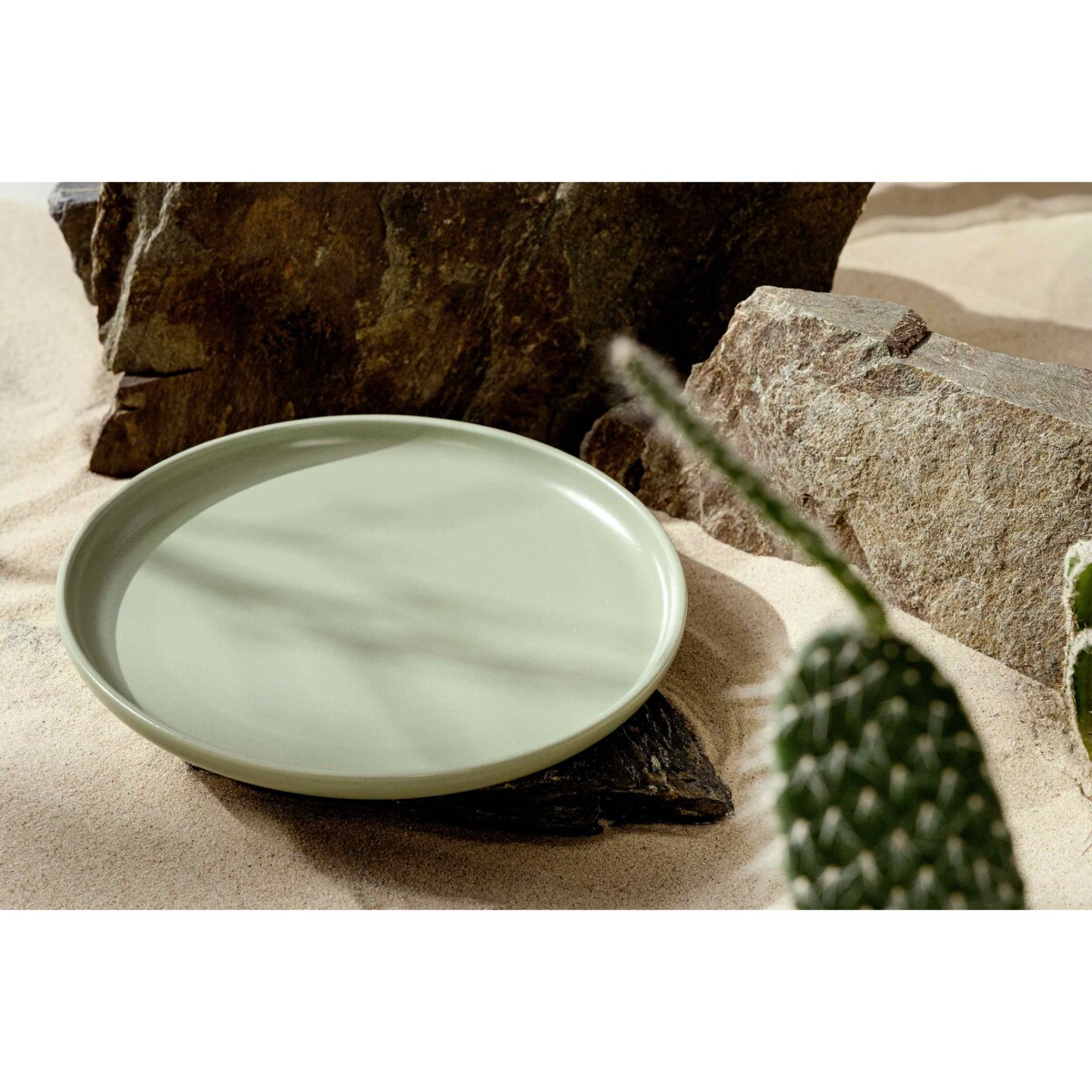 Konsimo VICTO Zestaw obiadowy 6os. (18 el.), pistacjowy