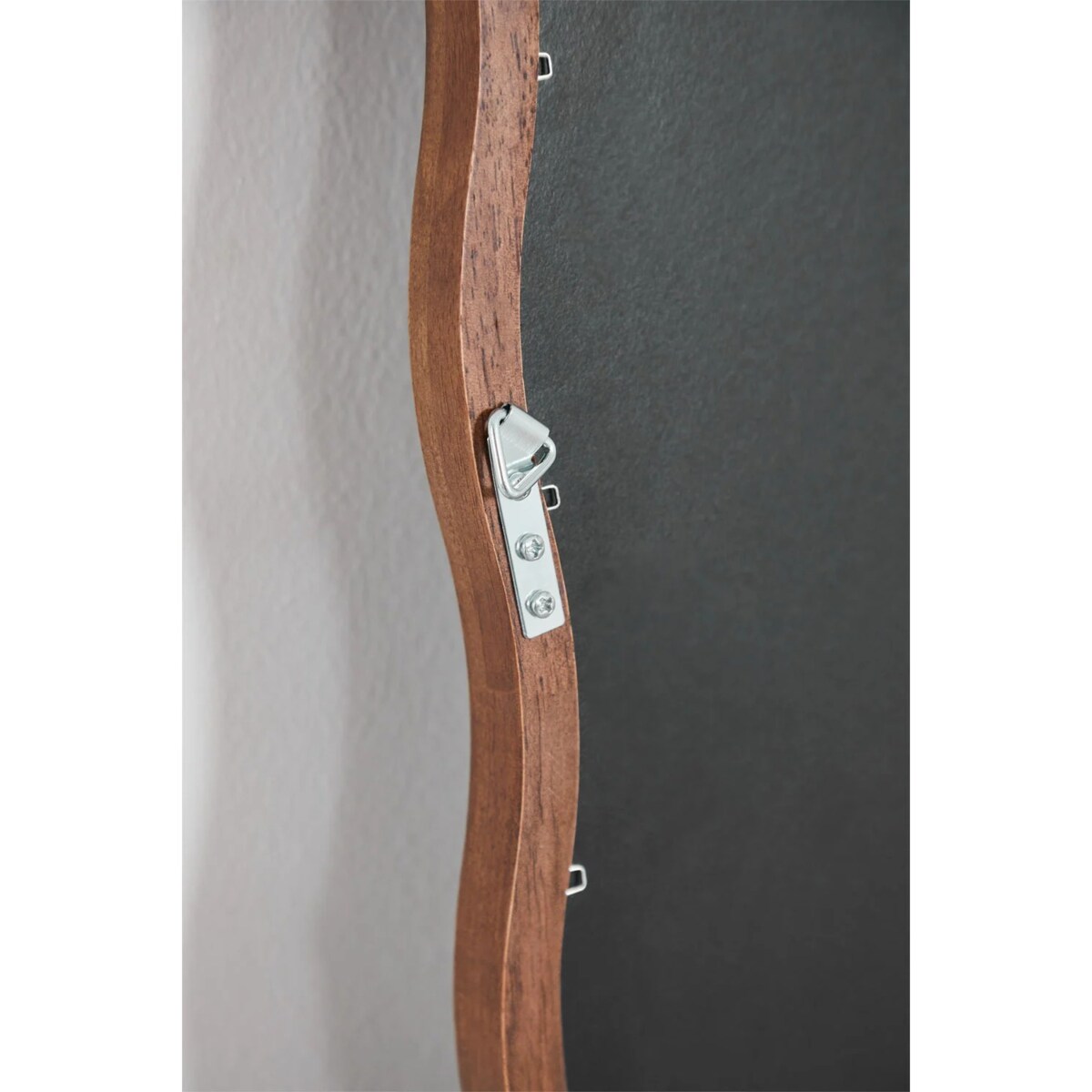 Lustro ścienne z drewna dębowego Aldreu 75x160 cm