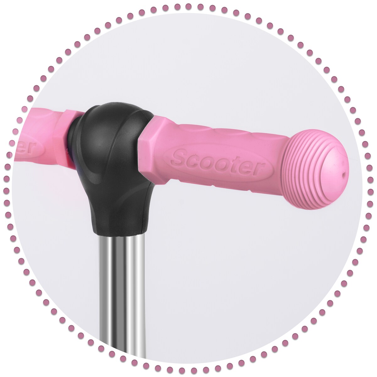 Hulajnoga trójkołowa balansowa dla dzieci 3w1 Ricokids Todi różowa