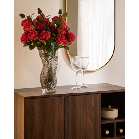 Bukiet sztucznych kwiatów BOIRO 65 cm Czerwony