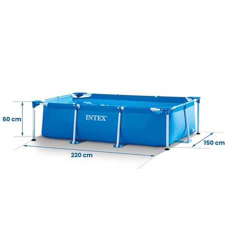 Basen ogrodowy stelażowy Intex 220x150cm 28270