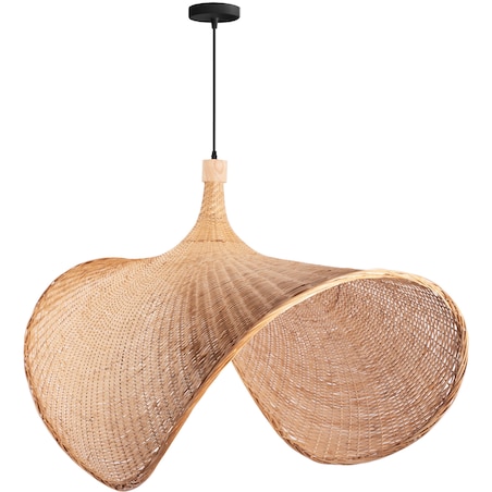 Lampa wisząca pleciona duża Boho APP1640-1Cp