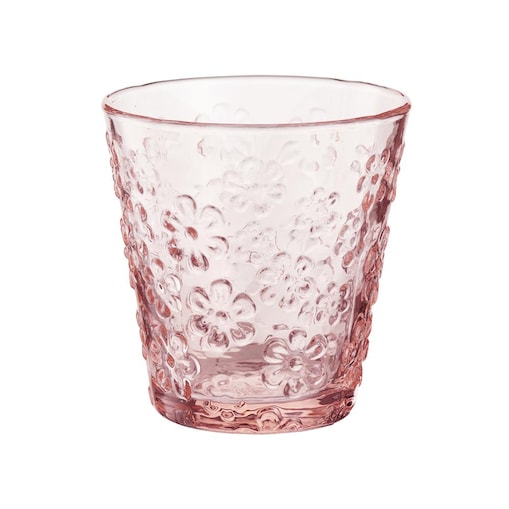 VILLA ITALIA Szklanka różowa 270 ml RENEE