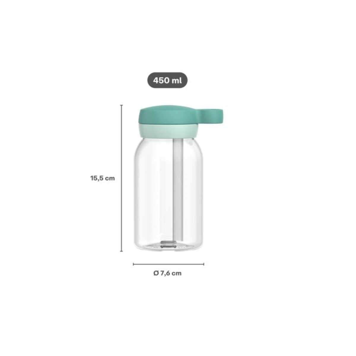 Butelka ze słomką Campus 450 ml Cool Mint 107480090300