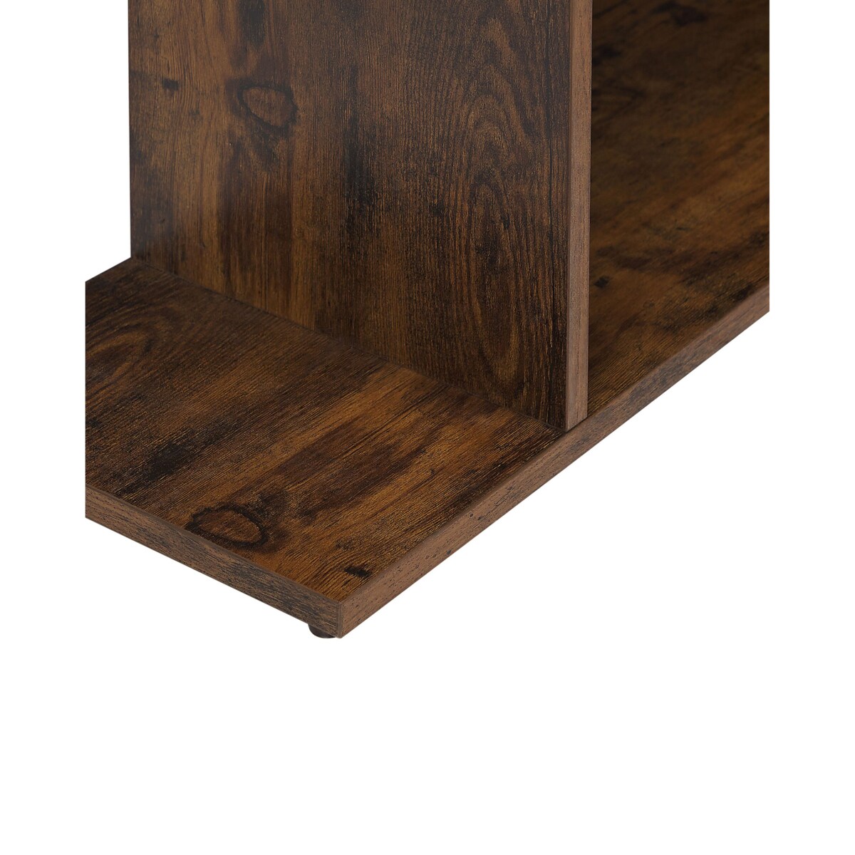 Regał 6 półek ciemne drewno VALDOSA