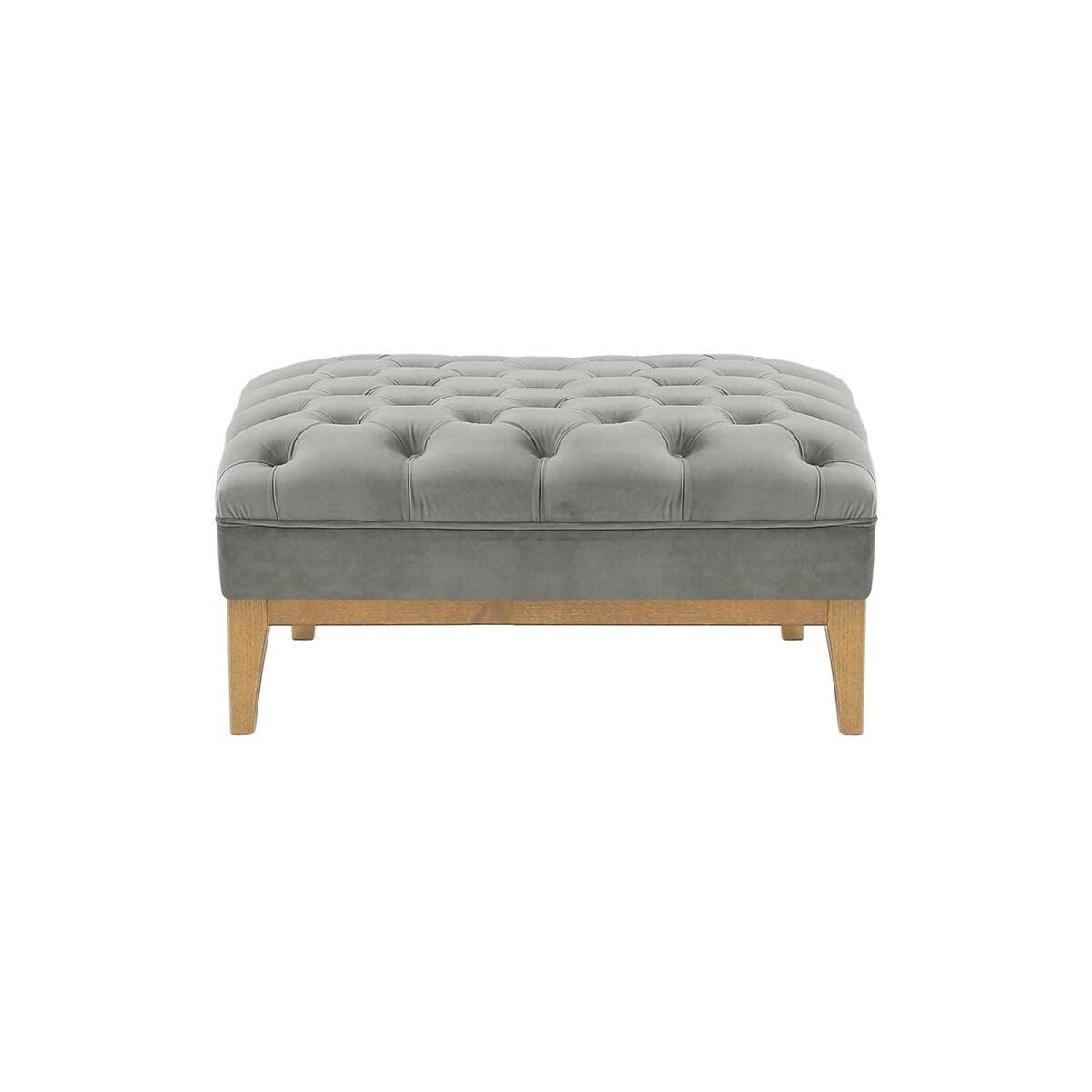 Pufa Chesterfield Modern Wood-Velluto 15
