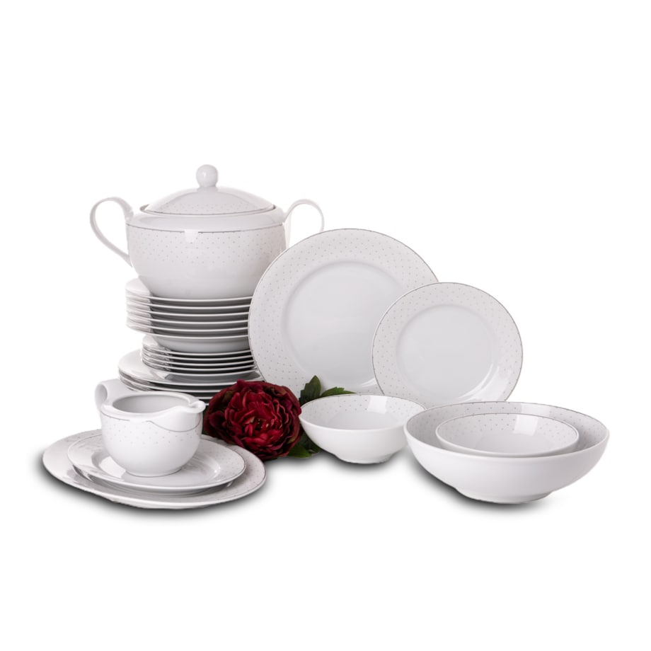 Zestaw obiadowy 6os. (25 el.) AMELIA CARMEN