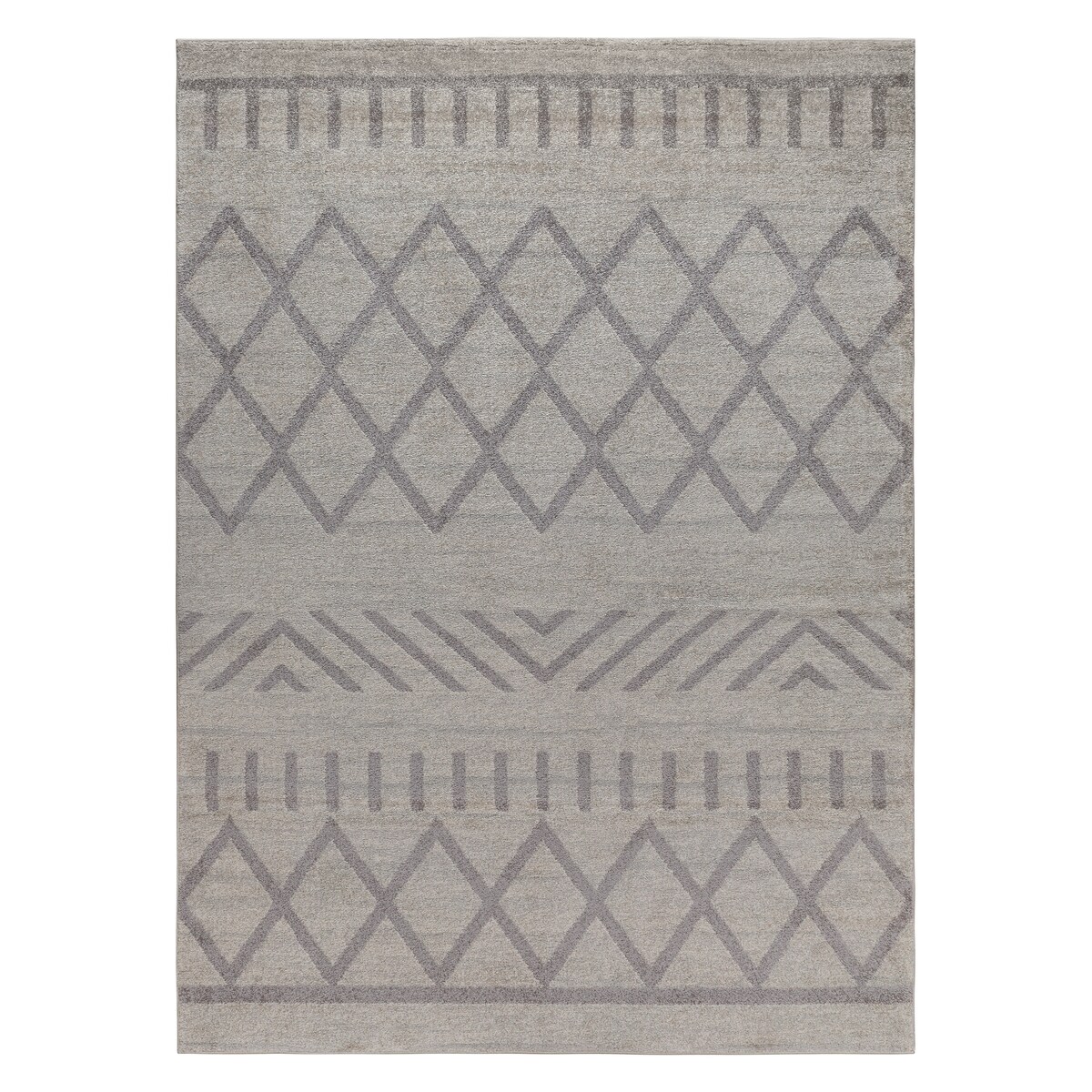 Dywan SOFT 8034 ETNO BOHO krem / jasny brąz 120x170 cm