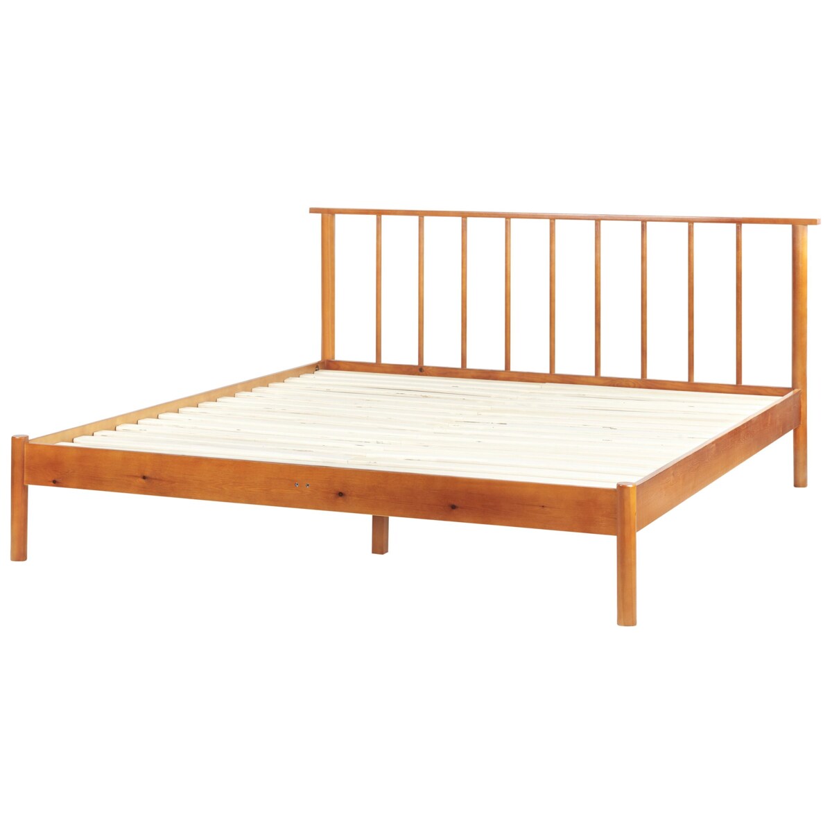 Łóżko drewniane 160 x 200 cm jasne BARRET II