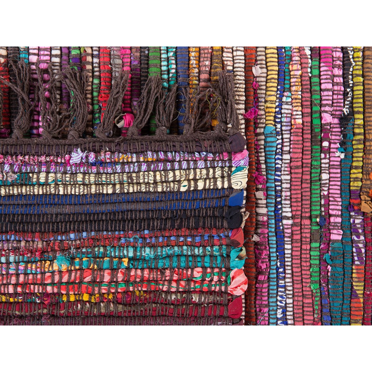 Dywan 140 x 200 cm ciemny wielokolorowy DANCA