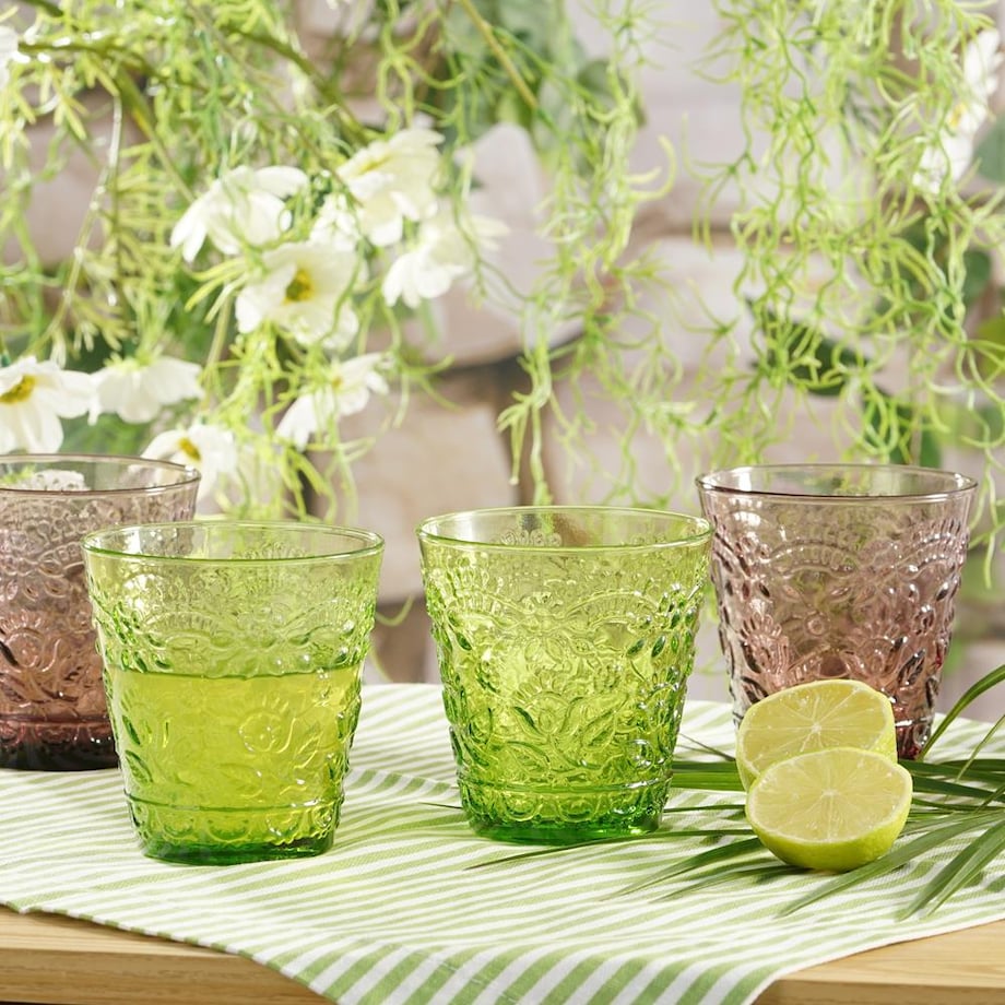 VILLA ITALIA Szklanka zielona 270 ml AVORIO