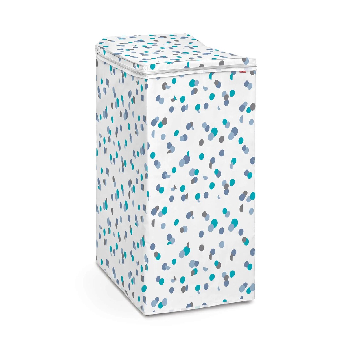 Pokrowiec na pralkę ładowaną od góry, w grochy Rayen