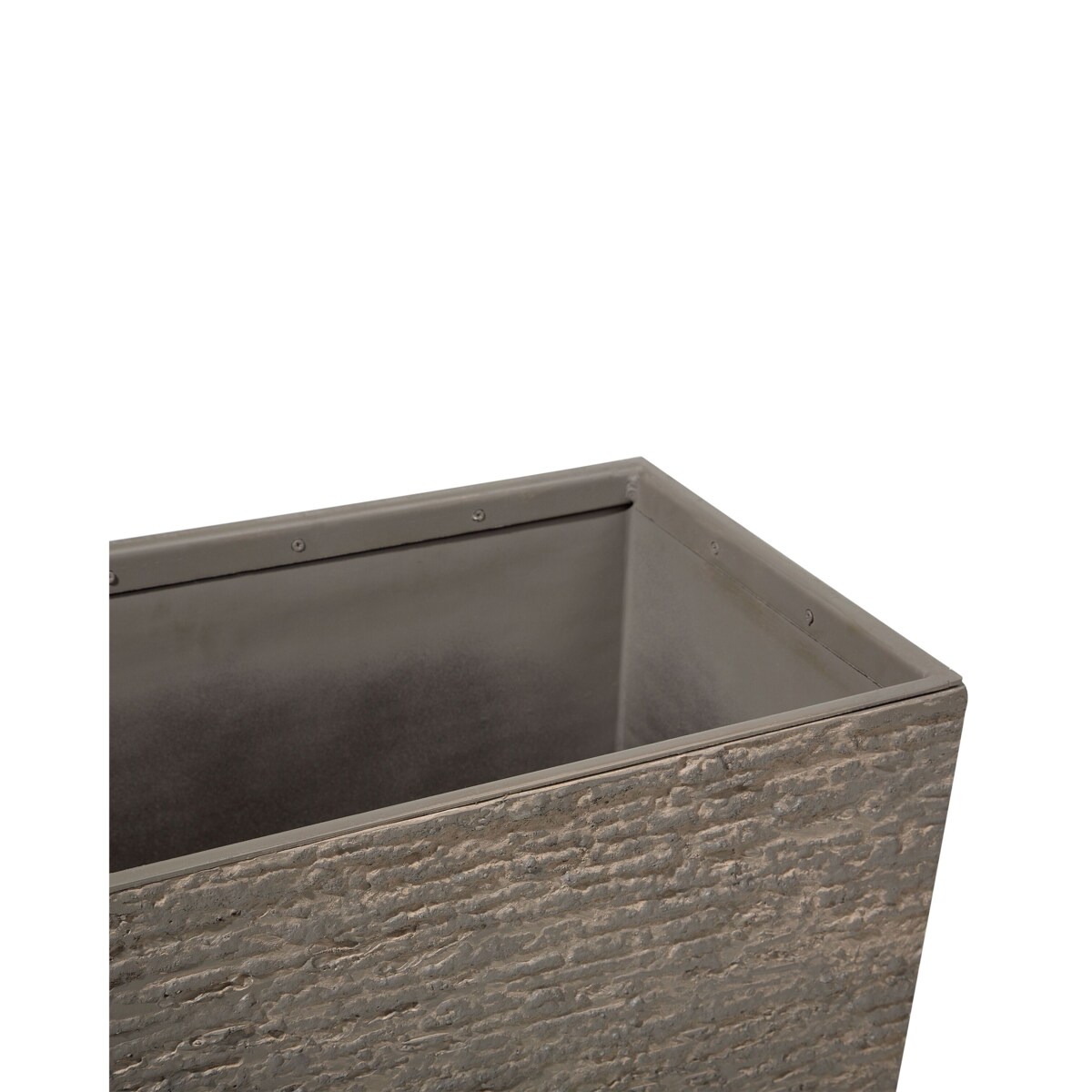 Doniczka EDESSA Kamień 70 cm Ciemnobrązowy