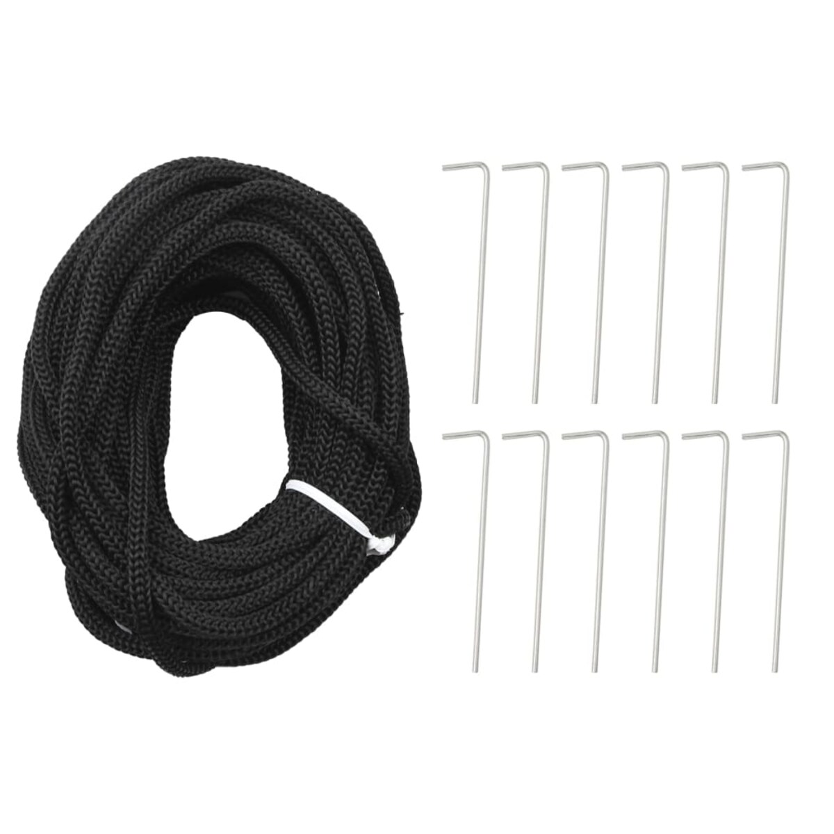 vidaXL Choinka do montażu na maszcie, 732 zimnych białych LED, 500 cm