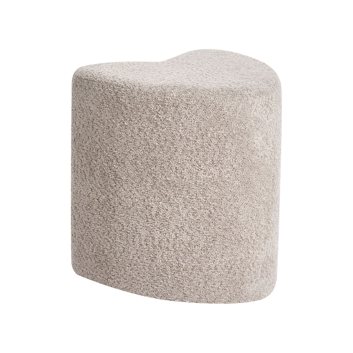 Puf SCOTIA Szenil Jasnobrązowy 40 cm 33 cm 44 cm