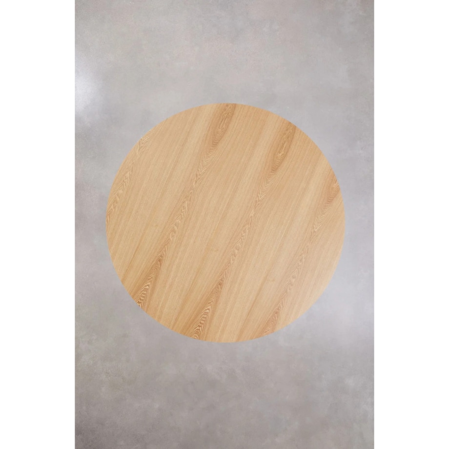 Okrągły stół jadalniany z drewna Ø150 cm Aura naturalny