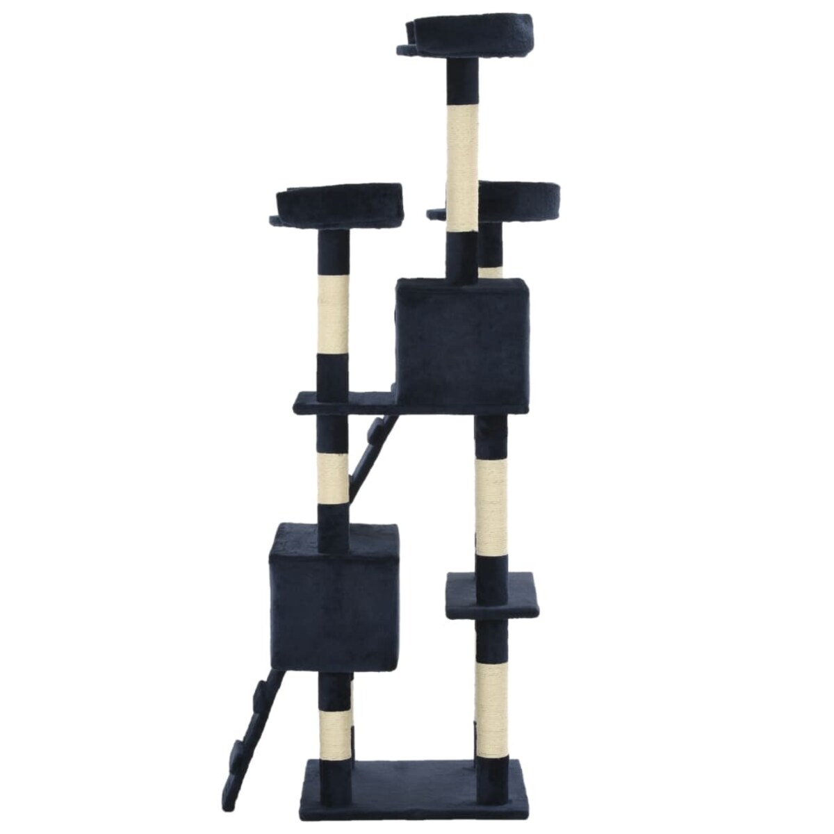 vidaXL Drapak dla kota z sizalowymi słupkami, 170 cm, niebieski