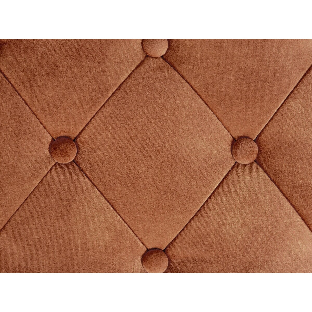 Ławka welurowa czerwona ROSEVILLE