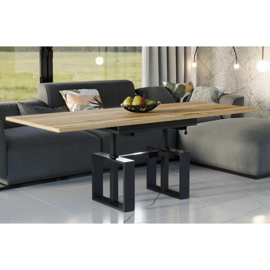 Ława rozkładana podnoszona EMPOLI 110(170)x65 dąb wotan